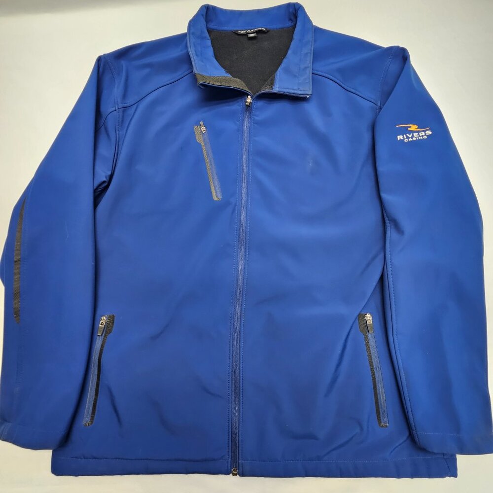 Men’s Port Authority Rivers Casino Zip Up Jacket Size 2XL Lightweight Feel (170) - Picture 13 of 13